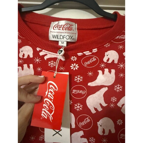 NWT Wildfox Coca-Cola Sweatshirt M - Picture 4 of 5